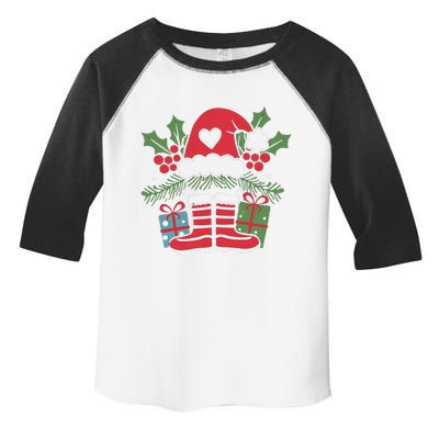 Merry Christmas YAll Western Country Cowboy Boots Toddler Fine Jersey T-Shirt