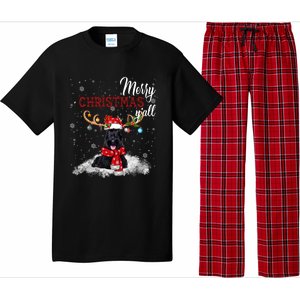 Merry Christmas YAll Scottish Terrier Christmas Ornaments Pajama Set