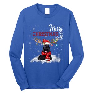 Merry Christmas YAll Scottish Terrier Christmas Ornaments Long Sleeve Shirt