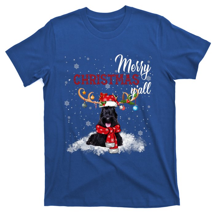 Merry Christmas YAll Scottish Terrier Christmas Ornaments T-Shirt