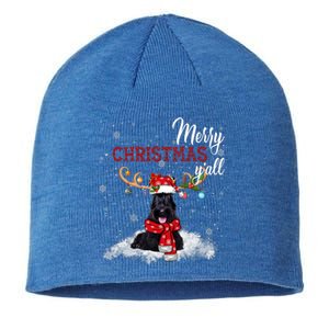 Merry Christmas YAll Scottish Terrier Christmas Ornaments Sustainable Beanie