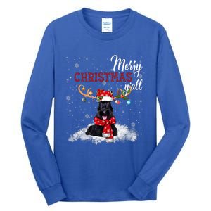 Merry Christmas YAll Scottish Terrier Christmas Ornaments Tall Long Sleeve T-Shirt