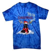 Merry Christmas YAll Scottish Terrier Christmas Ornaments Tie-Dye T-Shirt