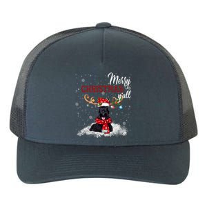 Merry Christmas YAll Scottish Terrier Christmas Ornaments Yupoong Adult 5-Panel Trucker Hat