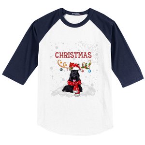 Merry Christmas YAll Scottish Terrier Christmas Ornaments Baseball Sleeve Shirt