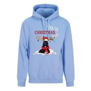 Merry Christmas YAll Scottish Terrier Christmas Ornaments Unisex Surf Hoodie