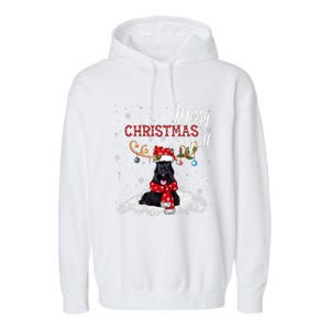 Merry Christmas YAll Scottish Terrier Christmas Ornaments Garment-Dyed Fleece Hoodie