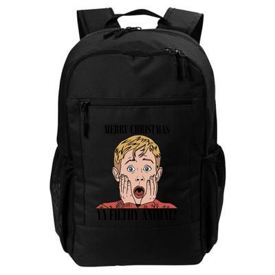 Merry Christmas Ya Filthy Animal Kevin Mccallister Christmas Home Alone Backpack