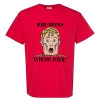 Merry Christmas Ya Filthy Animal Kevin Mccallister Christmas Home Alone Garment-Dyed Heavyweight T-Shirt