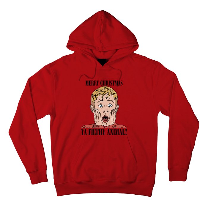 Merry Christmas Ya Filthy Animal Kevin Mccallister Christmas Home Alone Hoodie