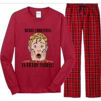 Merry Christmas Ya Filthy Animal Kevin Mccallister Christmas Home Alone Long Sleeve Pajama Set