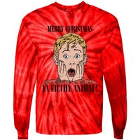 Merry Christmas Ya Filthy Animal Kevin Mccallister Christmas Home Alone Tie-Dye Long Sleeve Shirt