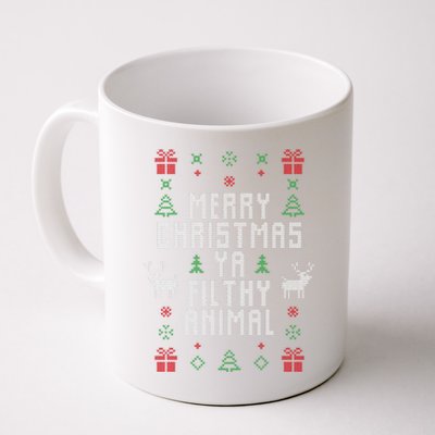 Merry Christmas Ya Filthy Animal Coffee Mug