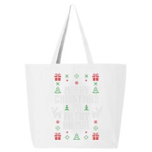 Merry Christmas Ya Filthy Animal 25L Jumbo Tote