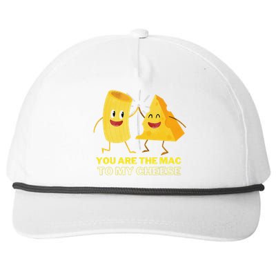 Mac Cheese You Are The Mac To My Cheese Snapback Five-Panel Rope Hat