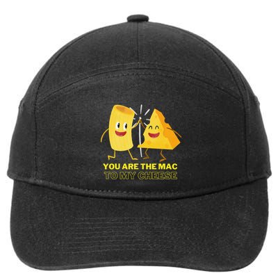 Mac Cheese You Are The Mac To My Cheese 7-Panel Snapback Hat