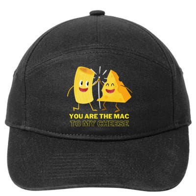 Mac Cheese You Are The Mac To My Cheese 7-Panel Snapback Hat