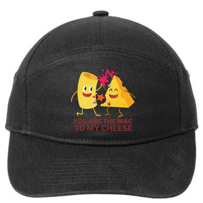 Mac Cheese You Are The Mac To My Cheese 7-Panel Snapback Hat