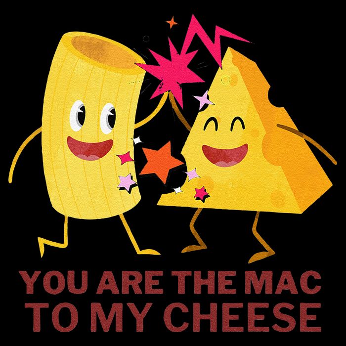 Mac Cheese You Are The Mac To My Cheese 16 in Basic Backpack