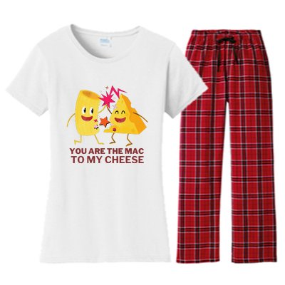 Mac Cheese You Are The Mac To My Cheese Women's Flannel Pajama Set