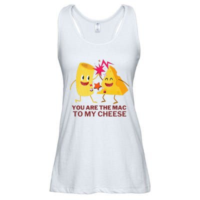 Mac Cheese You Are The Mac To My Cheese Ladies Essential Flowy Tank