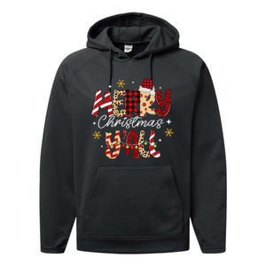 Merry Christmas YAll Christmas Xmas Women Performance Fleece Hoodie