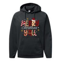 Merry Christmas YAll Christmas Xmas Women Performance Fleece Hoodie