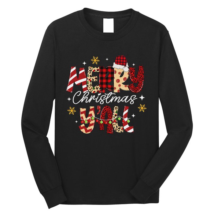 Merry Christmas YAll Christmas Xmas Women Long Sleeve Shirt