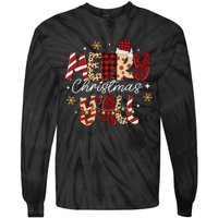 Merry Christmas YAll Christmas Xmas Women Tie-Dye Long Sleeve Shirt