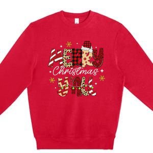 Merry Christmas YAll Christmas Xmas Women Premium Crewneck Sweatshirt