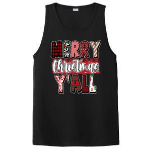 Merry Christmas Yall Holiday Festive Fun PosiCharge Competitor Tank