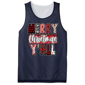 Merry Christmas Yall Holiday Festive Fun Mesh Reversible Basketball Jersey Tank