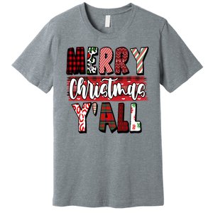 Merry Christmas Yall Holiday Festive Fun Premium T-Shirt