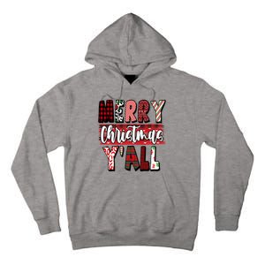 Merry Christmas Yall Holiday Festive Fun Tall Hoodie