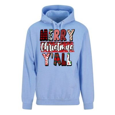 Merry Christmas Yall Holiday Festive Fun Unisex Surf Hoodie