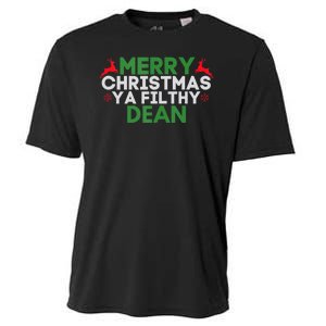 Merry Christmas Ya Filthy Dean Academic Dean Christmas Cooling Performance Crew T-Shirt