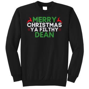 Merry Christmas Ya Filthy Dean Academic Dean Christmas Sweatshirt