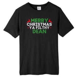 Merry Christmas Ya Filthy Dean Academic Dean Christmas Tall Fusion ChromaSoft Performance T-Shirt