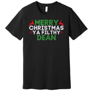 Merry Christmas Ya Filthy Dean Academic Dean Christmas Premium T-Shirt