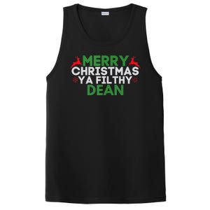 Merry Christmas Ya Filthy Dean Academic Dean Christmas PosiCharge Competitor Tank