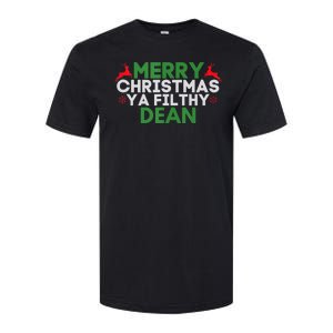 Merry Christmas Ya Filthy Dean Academic Dean Christmas Softstyle CVC T-Shirt