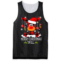 Merry Christmas Y'all Gifts Leopard Buffalo Plaid Xmas Mesh Reversible Basketball Jersey Tank