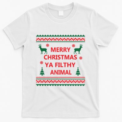 Merry Christmas Ya Filthy Animal Christmas Holiday T-Shirt