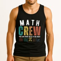 Math Crew You Can Count On Us To Be Right Tank Top