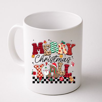 Merry Christmas Y’All Xmas Holiday Matching Family Coffee Mug