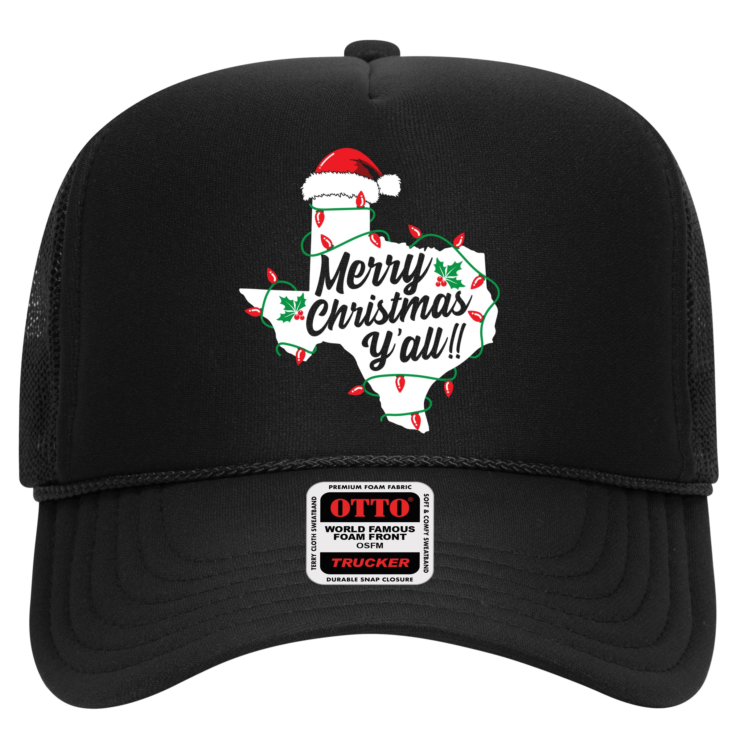 Merry Christmas Y'All Texas State Texan Hat
