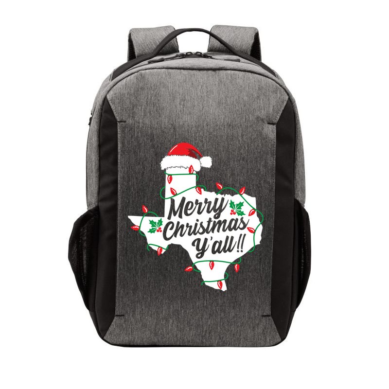 Merry Christmas Y'All Texas State Texan Vector Backpack