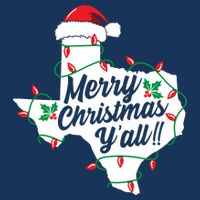 Merry Christmas Y'All Texas State Texan Premium T-Shirt