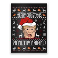 Merry Christmas Ya Filthy Animal Sweater Poster