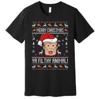 Merry Christmas Ya Filthy Animal Sweater Premium T-Shirt